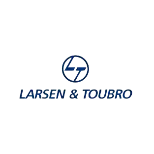 Larsen & Toubro official logo, a leading multinational conglomerate.