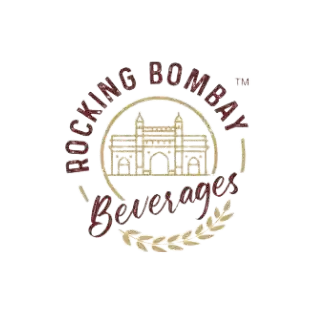 Rocking Bombay Beverages logo featuring the iconic Gateway of India.