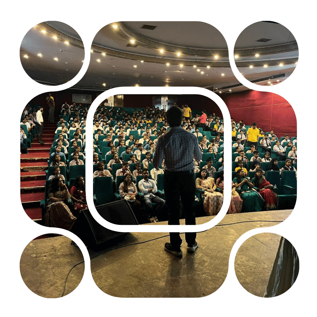 CNEAR placement training session with hundreds of university students attending a campus placement workshop